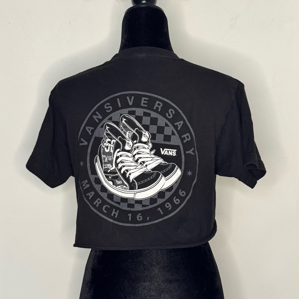 Vans Black Crop T-Shirt